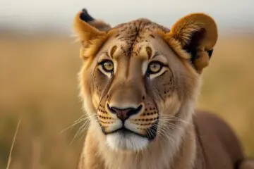 Löwe auf Safari